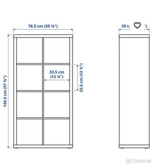 Policový diel z IKEA