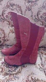 Puma kožené čižmy,nové,veľ.39