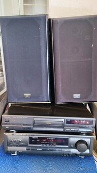 Zostava Technics (receiver, cd prehrávač, reproduktory)