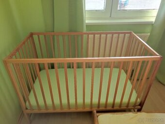 Detská postieľka AMAL + 2x vreckár a mantinel