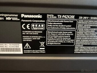 Panasonic TX-P42X20E