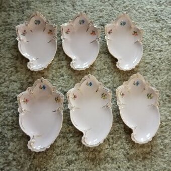 ružový porcelán misky prílohové Lenka - 1