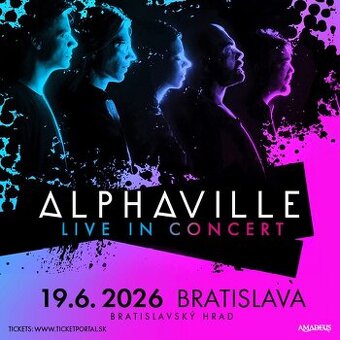 Predám 2 lístky na Alphaville 2026 v BA
