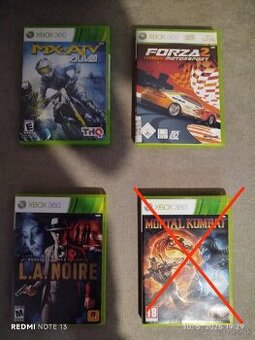 Predám hry na Xbox 360