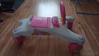 Odrážadlo TINY TOWN slider biele – jednorožec