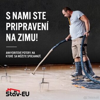 Realizujeme anhydritové potery v okrese Prešov