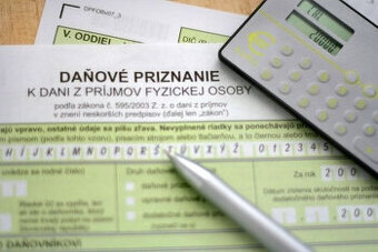 Daňové priznanie FO typ A a B rok 2025, 2024 - celá SR