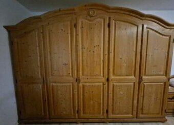 Rustikální ložnicová sestava smrk masiv,6425