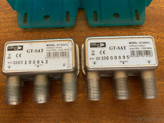 2ks DiSEqC 2.0 prepínač 2/1 - GT-SAT GT-DS21L