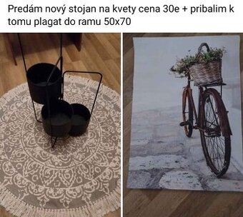 Stojan na kvety + plagaty