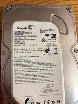 HDD SEAGATE Baracuda 250 GB