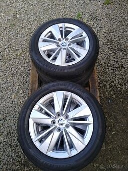 17" alu ŠKODA KAROQ + letné pneu.