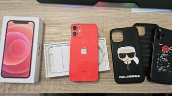 Apple iPhone 12 mini RED 64GB - nová batéria