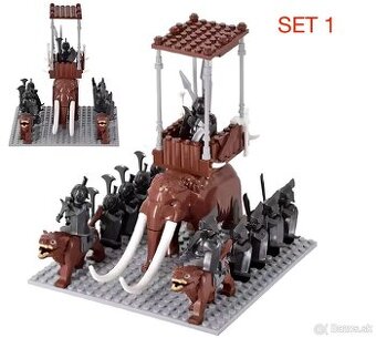 Figúrky pán prsteňov 5 - typ lego, nové, nehrané