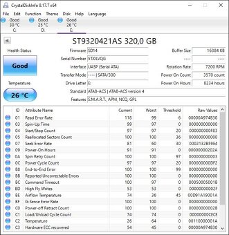 Seagate Barracuda Momentus 7200 320 GB