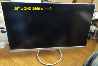 monitor IPS LCD 25 palcovy WQHD 2560x1440 (2K) Acer H257HU