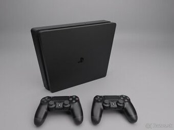 Predám Playstation 4 Slim s dvoma ovládačmi
