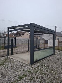 Predám pergolu vrátane skla