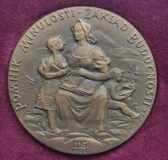 Medaila - A.Peter - Matica Slovenská