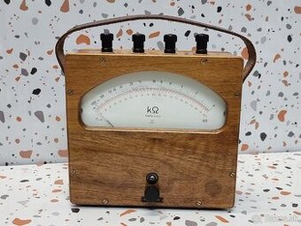 K-Ohm meter 》STAROŽITNÝ MERACÍ PRISTROJ 》značky Gossen