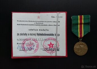 Pamätná medaila Za zásluhy o rozvoj východoslovenského kraja
