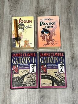 JAMES CLAVELL – ÁZIJSKA SÁGA – 4 KNIHY