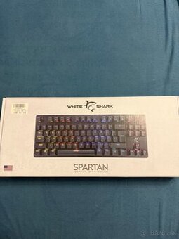 Predám mechanickú hernú klávesnicu White Shark Spartan