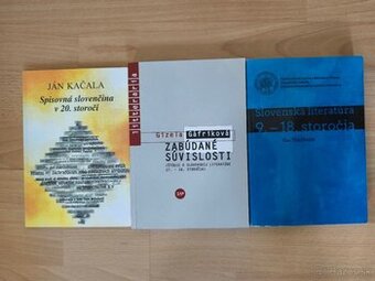 Knihy o slovenskej literatúre