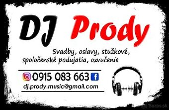 DJ – oslavy, svadby, plesy... Prešov, Sabinov, Lipany