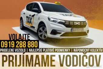 Práca v najväčšej taxislužbe v Partizanskom