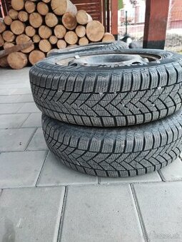 Predám zimné gumy na plech.diskoch