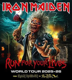 Predám lístok na Iron Maiden – Praha – 31. 5. 2025 (dnes)
