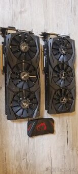 Predám 2x ASUS ROG STRIX GTX 1070 O8G (8GB)