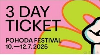 Pohoda Festival 3DAY 2025 Ticket - - - 90€ - - -