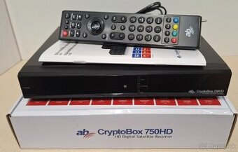 Satelitný prijímač AB Cryptobox HD750 - ako nový