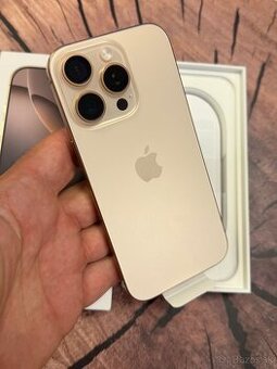 iPhone 16 pro Gold nepoužívaný folia záruka