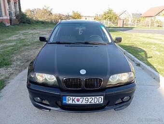 🏁 Predám BMW 318i E46 – čierna elegancia s dušou