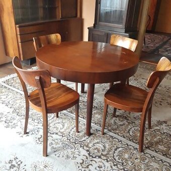 Predám originálny jedálenský set Tatra nábytok Pravenec