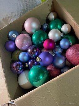 Sklenené Vianočné ozdoby