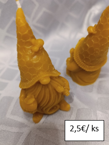 Sviečky zo včelieho vosku