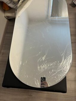 Nepoužité bezrámové zrkadlo s osvetlením oválne do kúpeľne - 1