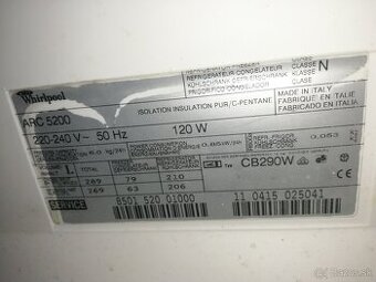 Funkčný motor z chladničky Whirpool ARC 5200