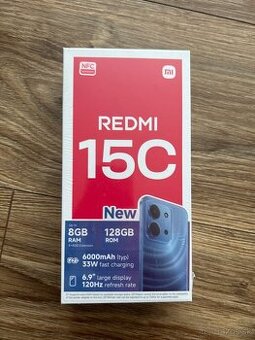 Redmi 15C - NOVÝ, NEROZBALENÝ