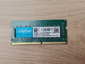 Crucial SO-DIMM 16 GB DDR4 3200 MHz CL22