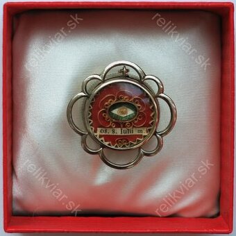 Relikviár z 20. storočia s relikviou Svätý Július, mučeník