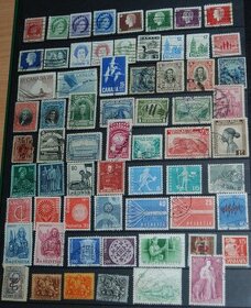 Staré poštové známky 4 - 100 ks