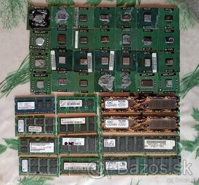 Pamäťe+procesory-stare notebooky - 1