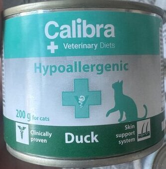 Calibra Vet Diet Cat Hypoallergenic Duck, Tuna 200 g