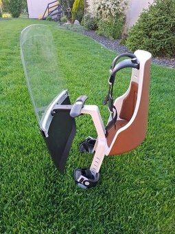 Detská sedačka na bicykel s ochranným štítom - predná