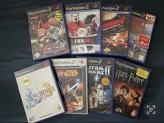 PS2 s hrami a príslušenstvom